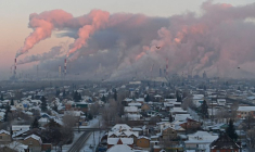 Raffinerie de pétrole de Gazprom Neft à Omsk, Russie