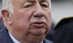 Le président du Sénat Gérard Larcher, le 8 mai 2023. ( POOL / LUDOVIC MARIN )
