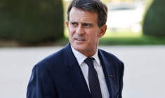 Manuel Valls à Paris, le 3 octobre 2023. ( AFP / LUDOVIC MARIN )