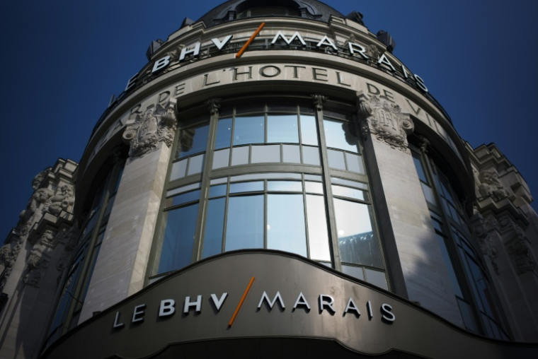 Le groupe Galeries Lafayette a annoncé avoir "finalisé" la cession des murs du grand magasin parisien BHV ( AFP / MARTIN BUREAU )