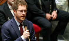 Le ministre des Comptes publics David Amiel à l'Assemblée nationale, le 16 juin 2026 à Paris ( AFP / Thomas SAMSON )