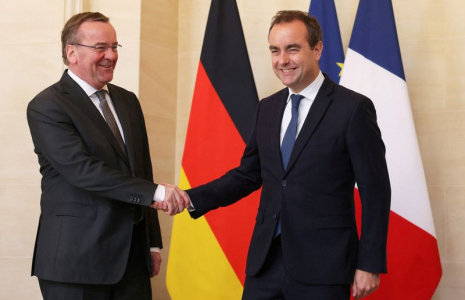Sébastien Lecornu rencontre son homologue allemand Boris Pistorius, à Paris