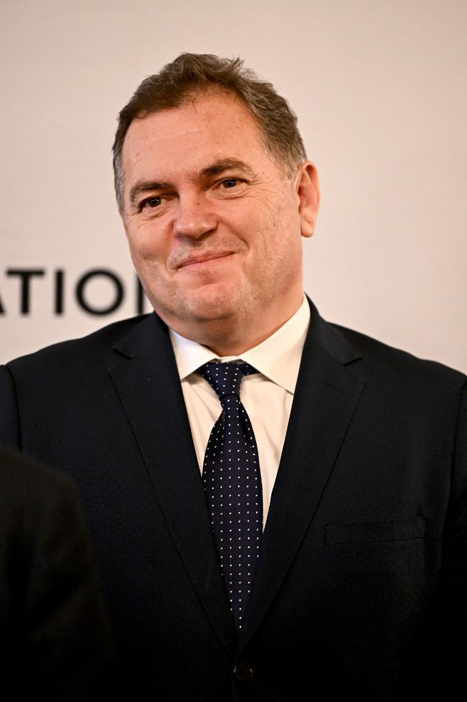 Philippe Tabarot à Paris, le 24 décembre 2024. ( AFP / MARTIN BUREAU )