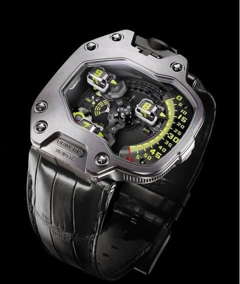 Spiderman Homecoming où Tony Stark, incarné par Robert Downey Jr, porte au poignet une Urwerk 110