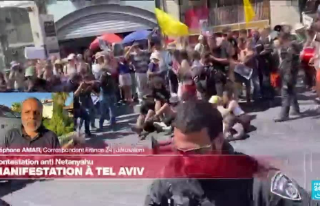 En Israël, des manifestants exhortent Netanyahu à signer un accord sur les otages