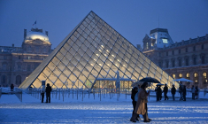 Le musée du Louvre à Paris. ( AFP / CHRISTOPHE DELATTRE )