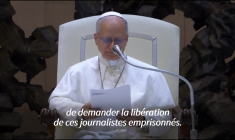 Léon XIV demande la libération des journalistes emprisonnés