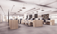 L’immobilier de bureaux résiste à l’essor du télétravail par le développement de nouveaux modes d'utilisation et de partage des espaces. (© Freepik)