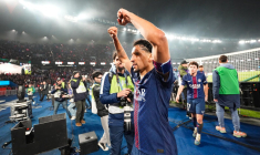 La joie de Marquinhos dans le vestiaire après la démonstration du PSG contre l'OM