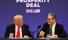 Le président américain Donald Trump et le Premier ministre britannique Keir Starmer