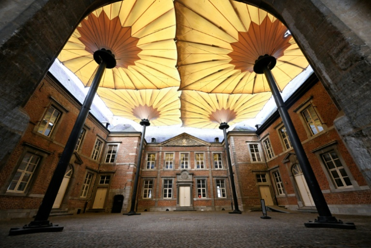 Les dirigeants des Vingt-Sept se réunissent jeudi en Belgique pour accélérer les réformes visant à redresser la compétitivité de l'économie européenne ( AFP / JOHN THYS )