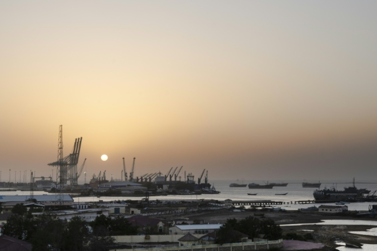 Vue générale du port de Berbera, sur le golfe d'Aden, au Somaliland, le 18 février 2026 ( AFP / Tony KARUMBA )