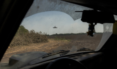 Un drone FPV dans une mission près de Dnipropetrovsk, en juillet 2025 (illustration) ( AFP / ROMAN PILIPEY )