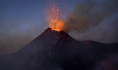 Eruption de l'Etna en Italie