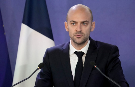 Jean-Noël Barrot à Paris, le 2 mars 2026. ( POOL / THIBAULT CAMUS )
