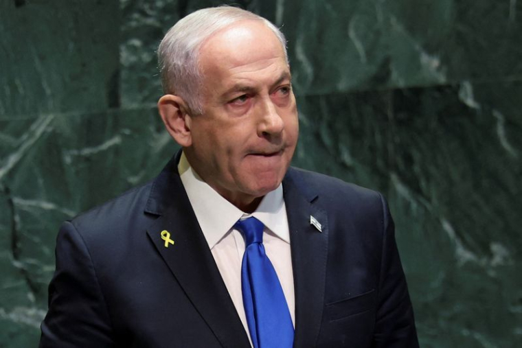 Le Premier ministre israélien Benjamin Netanyahu au siège de l'ONU à New York
