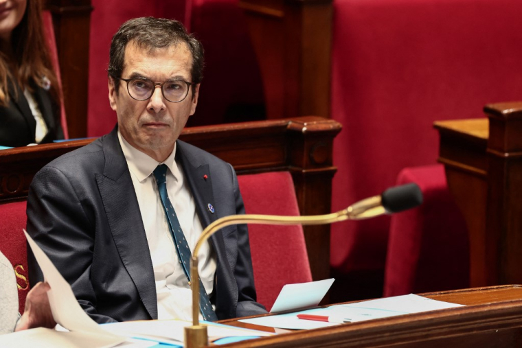 Jean-Pierre Farandou à Paris, le 5 novembre 2025. ( AFP / THIBAUD MORITZ )