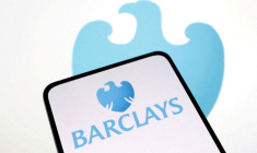 Le logo de la banque Barclays