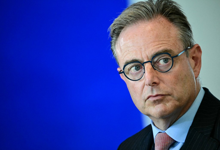 Le Premier ministre belge Bart de Wever, à Berlin, le 26 août 2025 ( AFP / TOBIAS SCHWARZ )