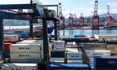 Le port de Keelung, à Taiwan, en août 2025 (illustration) ( AFP / I-HWA CHENG )