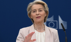 Ursula von der Leyen à Bruxelles, en Belgique, le 3 mars 2025. ( AFP / NICOLAS TUCAT )