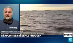 Le nageur de l'extrême Stève Stievernart boucle "la triple couronne du bout du monde"