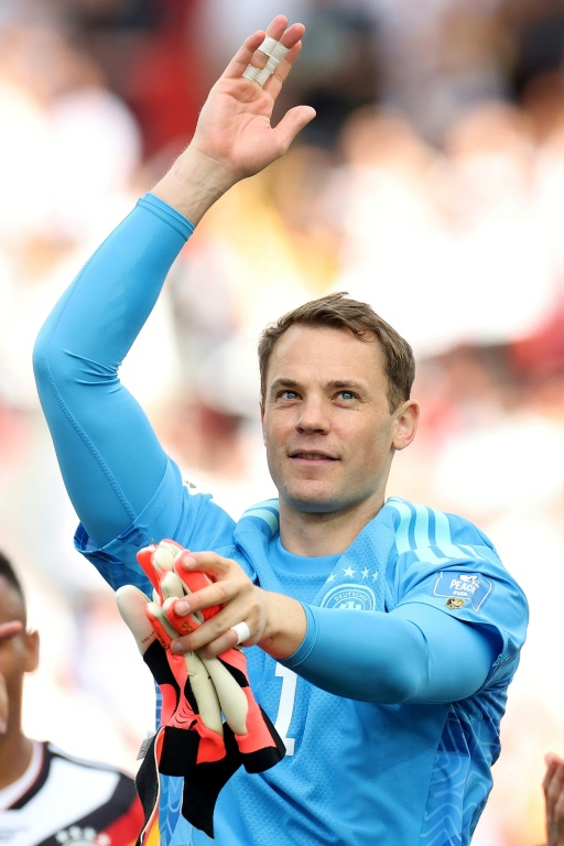 Le gardien allemand Manuel Neuer après la victoire (2-1) contre la Côte d'Ivoire  le 20 juin 2026 à Toronto (Canada) ( GETTY IMAGES NORTH AMERICA / ALEXANDER HASSENSTEIN )