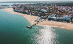 Vue aérienne d'Arcachon (Crédits: Unsplash - Árpád Czapp)