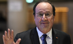 François Hollande, le 6 mai 2024, à Paris ( AFP / JULIEN DE ROSA )