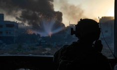 Un soldat israélien dans la bande de Gaza