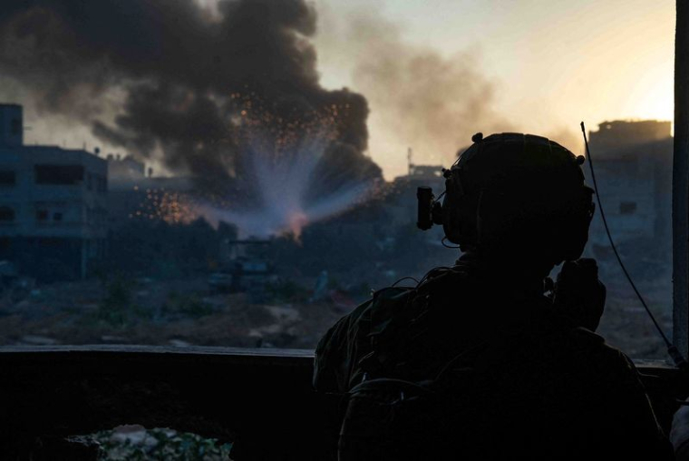 Un soldat israélien dans la bande de Gaza