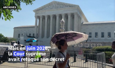 Etats-Unis: Trump tente à nouveau de contester le droit du sol, à la marge