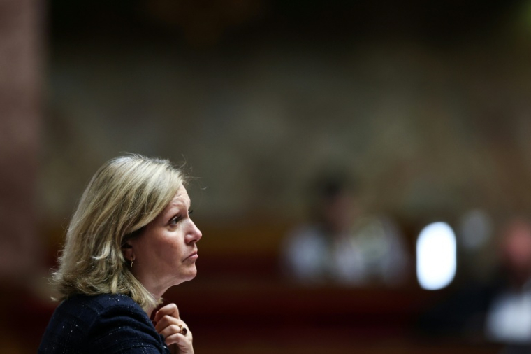 Yaël Braun-Pivet à l'Assemblée nationale le 19 mai 2026 ( AFP / Anne-Christine POUJOULAT )
