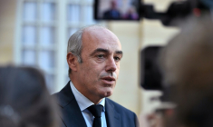Le député LR d'Eure-et-Loir, Olivier Marleix, à Paris le 22 septembre 2022 ( AFP / STEPHANE DE SAKUTIN )