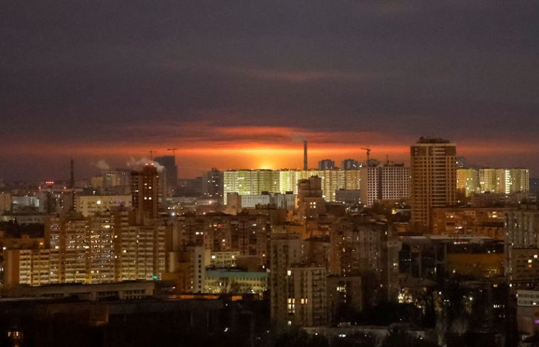 Frappe de drone russe à Kiev