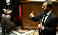 Le rapporteur du texte Antoine Armand (Renaissance), le 3 décembre 2024 à l'Assemblée nationale à Paris, alors qu'il était ministre de l'Économie ( AFP / JULIEN DE ROSA )