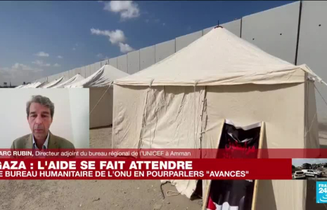 L'aide humanitaire pour Gaza bloquée en Egypte : "On parle de 20 camions, mais il en faudrait 100"