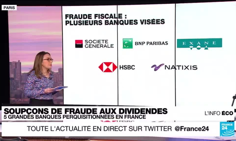 Soupçons de fraude aux dividendes : cinq grandes banques perquisitionnées en France