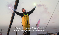 Vainqueur du Vendée Globe, Charlie Dalin élu "Marin de l'année"