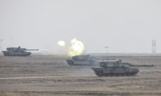 Exercice militaire du groupement tactique de l'OTAN dirigé par la France en Roumanie