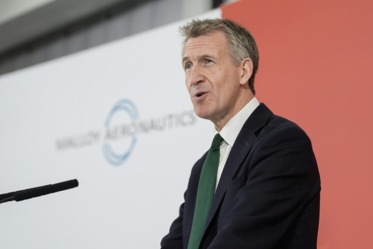 Dan Jarvis, ministre britannique de la Défense, dans le Berkshire (sud de l'Angleterre), le 30 juin 2026 ( POOL / Stefan Rousseau )