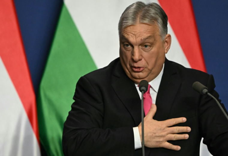 Le Premier ministre hongrois Viktor Orban, le 5 janvier 2026 à Budapest ( AFP / Attila KISBENEDEK )
