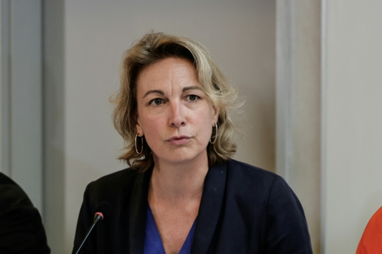 Marylise Leon, secrétaire générale de la CFDT, à Paris le 29 août 2025 ( AFP / STEPHANE DE SAKUTIN )