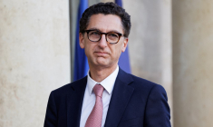 Maxime Saada à Paris, le 10 novembre 2023. ( AFP / LUDOVIC MARIN )