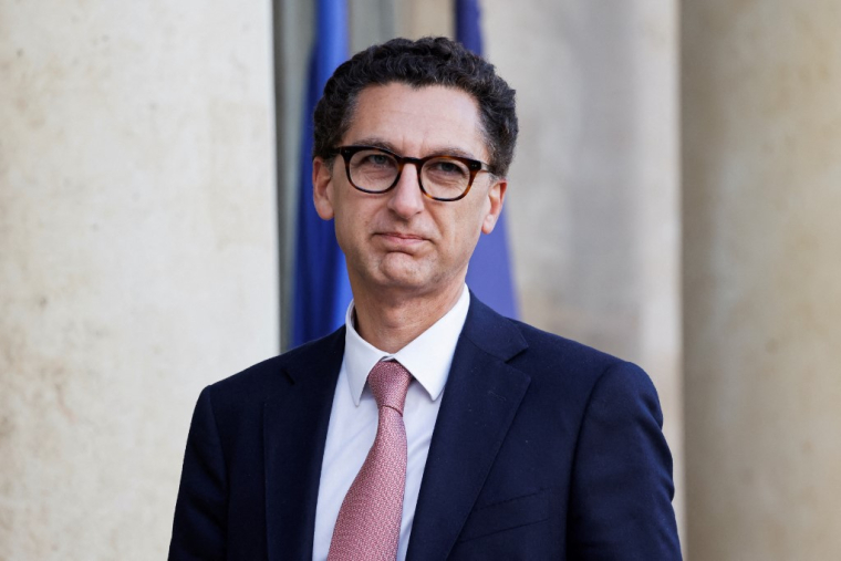 Maxime Saada à Paris, le 10 novembre 2023. ( AFP / LUDOVIC MARIN )