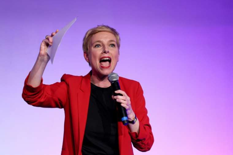 Clémentine Autain, le 5 mai 2026 à Paris ( AFP / Xavier GALIANA )