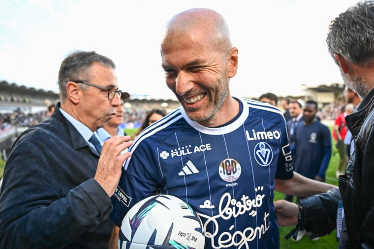 Les Girondins se réjouissent de la nomination de Zidane à la tête des Bleus