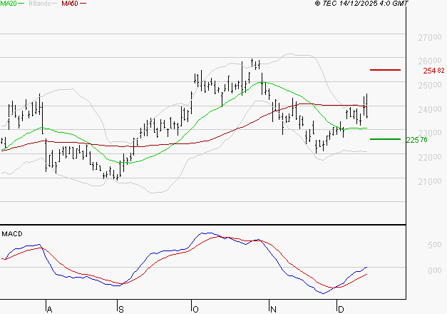 SCHNEIDER ELECTRIC SA : Peu de risque à moyen terme