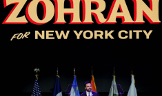 Le candidat démocrate à la mairie de New York Zohran Mamdani s'exprime sur scène après avoir remporté la course à la mairie de New York de 2025