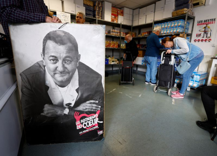 Un centre des Restos du Coeur à Nice